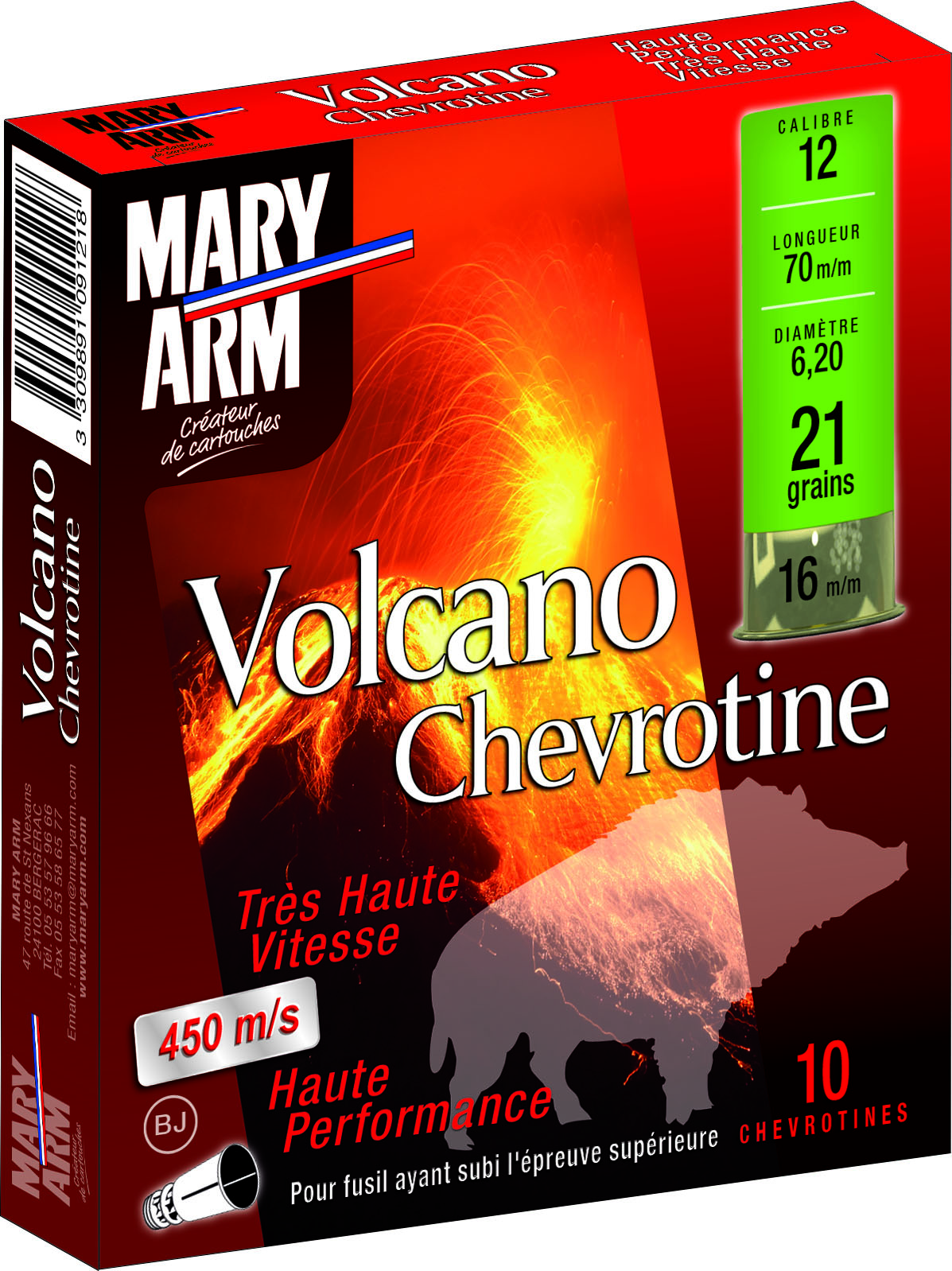 MARY ARM VOLCANO CHEVROTINE 21βολο